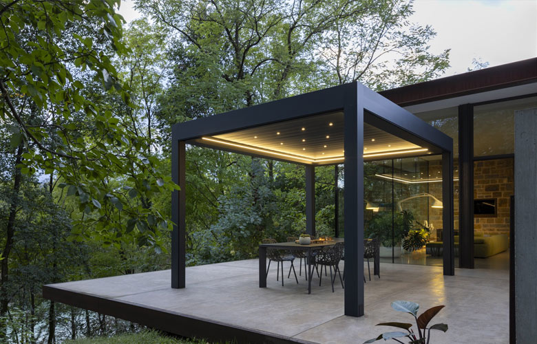 Gibus Varia - posuvné skleněné stěny