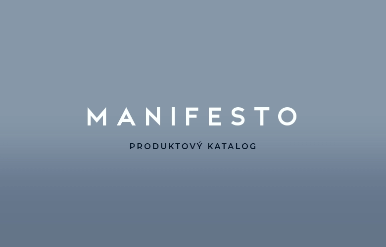 Produktový katalog MANIFESTO