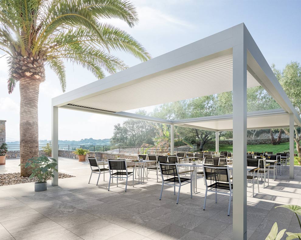 Gibus Sway - bioklimatická pergola