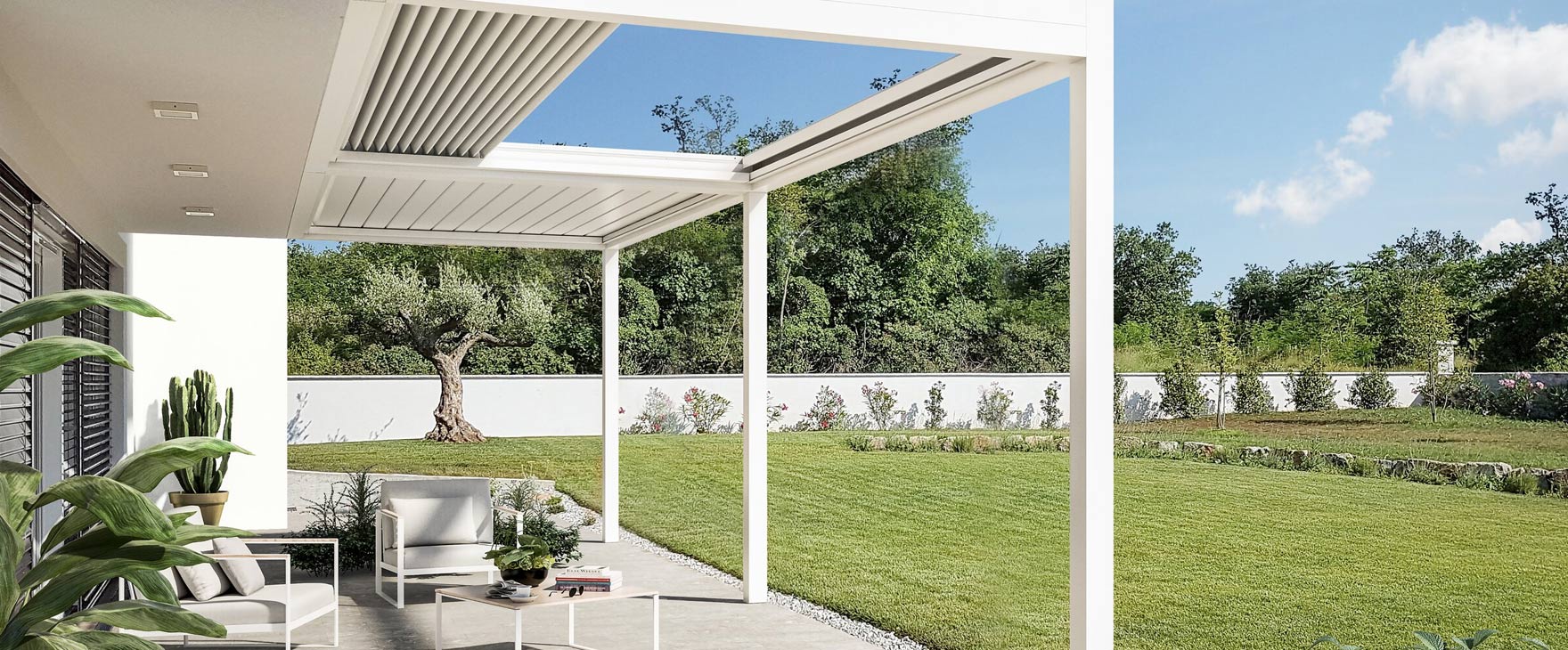 Bioklimatická pergola Gibus Sway