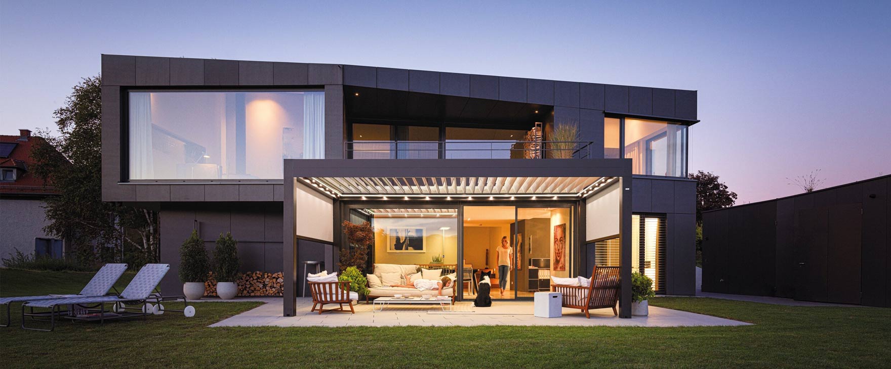 Bioklimatická pergola Gibus Varia