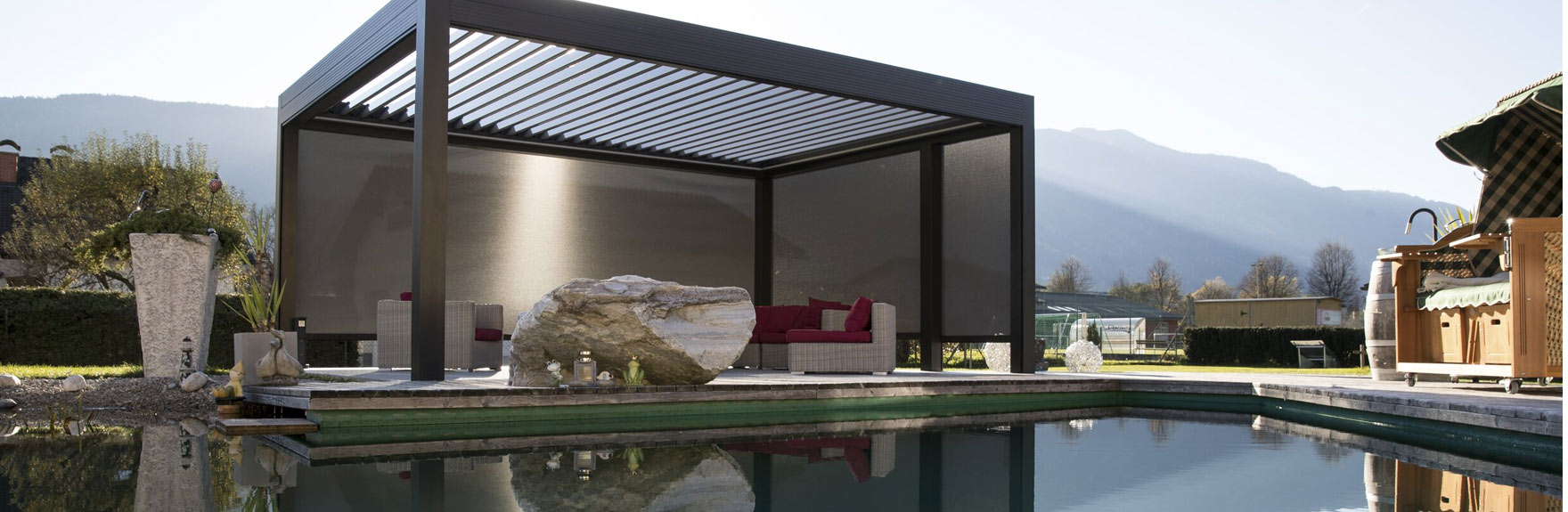 Gibus Varia - bioklimatická pergola na terase